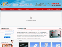 Tablet Screenshot of karmalinternational.com